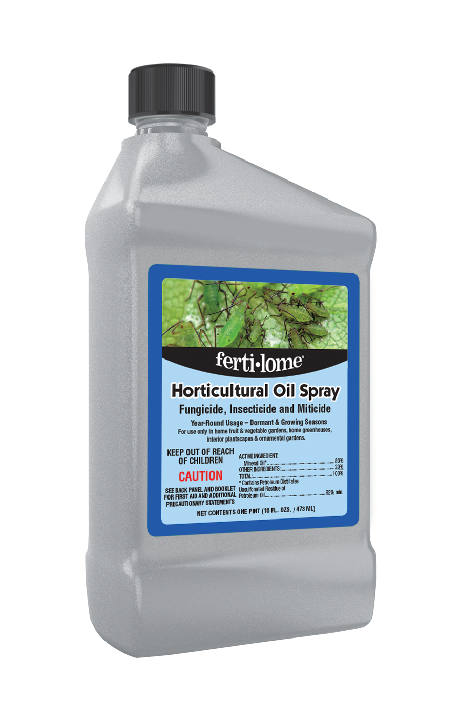 Fertilome Gartenölspray-Etikett